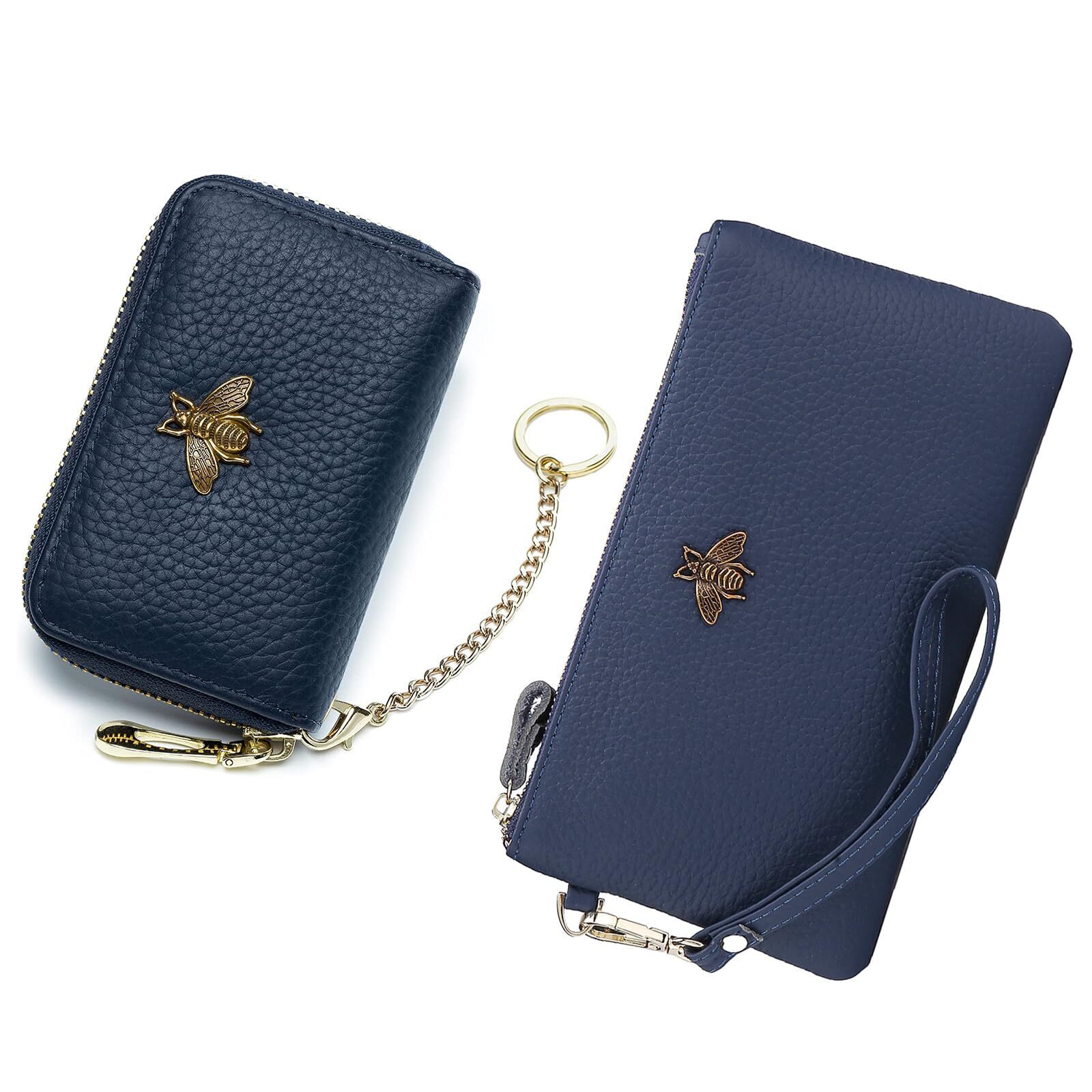 8963 Bundle Of 2 Sets Wristlet Clutch Purse And Rfid Credit Card Holder